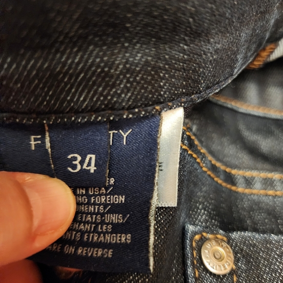 Fidelity Men's Relaxed Straight Leg Jeans 34 NWOT - Picture 14 of 15